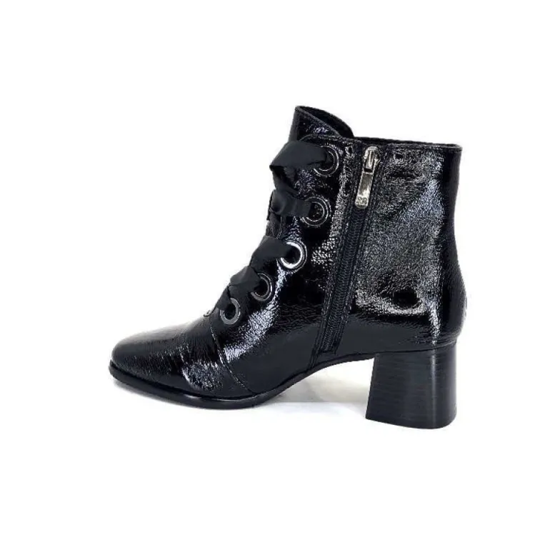 Regarde Le Ciel Ines 65 Cuir Vernis Noir