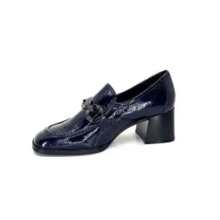 Regarde Le Ciel Vanessa 02 Cuir Vernis Bleu Marine