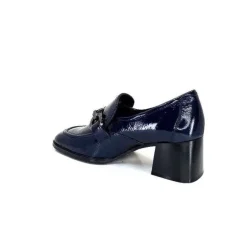 Regarde Le Ciel Vanessa 02 Cuir Vernis Bleu Marine