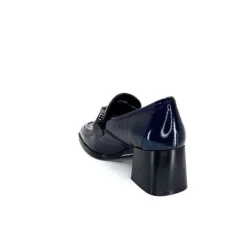 Regarde Le Ciel Vanessa 02 Cuir Vernis Bleu Marine