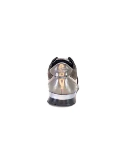 Reqins Electra Mix Daim Noir, Gris Cuir Acier & Cuir Vernis Noir