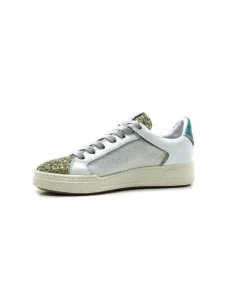 Semerdjian Smr Duck 9433 Cuir Blanc Glitter Or