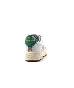Semerdjian Smr Duck 9433 Cuir Blanc Glitter Or
