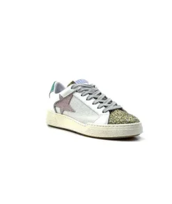 Semerdjian Smr Duck 9433 Cuir Blanc Glitter Or