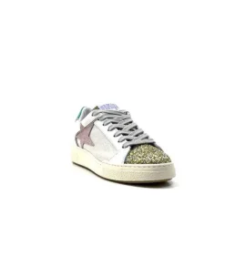 Semerdjian Smr Duck 9433 Cuir Blanc Glitter Or