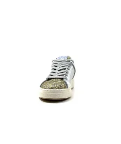 Semerdjian Smr Duck 9433 Cuir Blanc Glitter Or