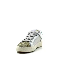 Semerdjian Smr Duck 9433 Cuir Blanc Glitter Or