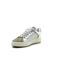 Semerdjian Smr Duck 9433 Cuir Blanc Glitter Or