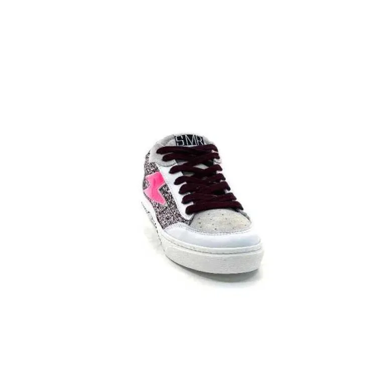 Semerdjian Smr23 Taline 10435 Cuir Blanc Glitter Rose