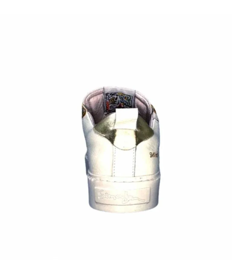 Semerdjian Smr Viken 9587 Cuir Gris Blanc