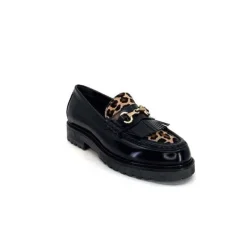 Triver Flight 707.01B Cuir Noir Poulain Leo