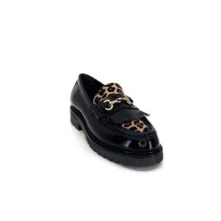 Triver Flight 707.01B Cuir Noir Poulain Leo