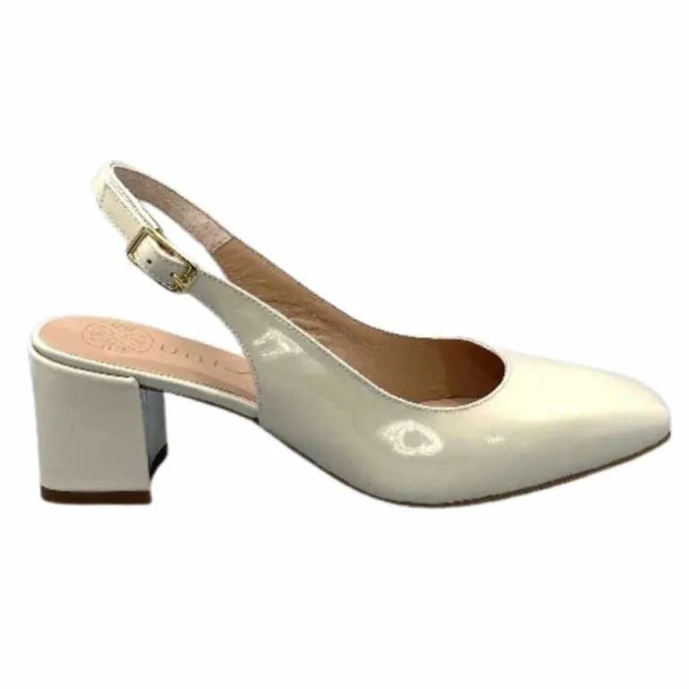 Unisa Lauri Cuir Vernis Creme
