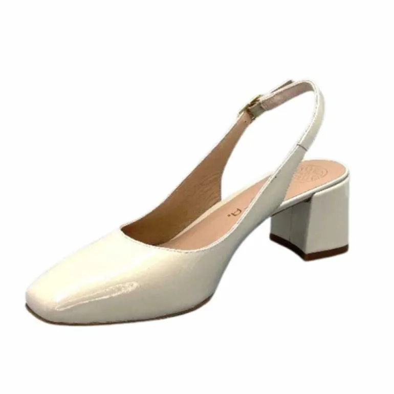 Unisa Lauri Cuir Vernis Creme