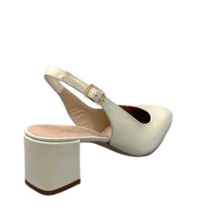 Unisa Lauri Cuir Vernis Creme