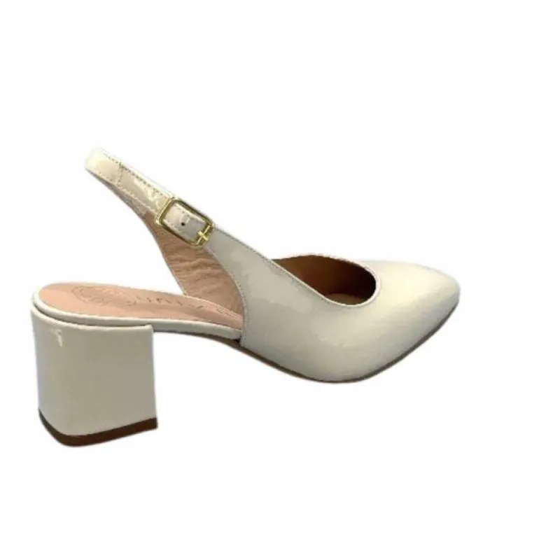 Unisa Lauri Cuir Vernis Creme