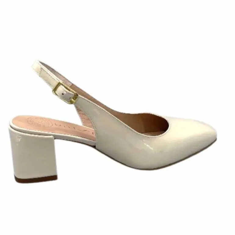 Unisa Lauri Cuir Vernis Creme