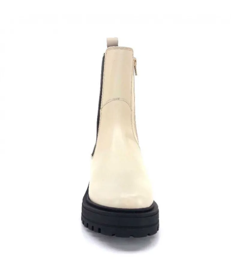 We Do 99465 B Cuir Beige Lin