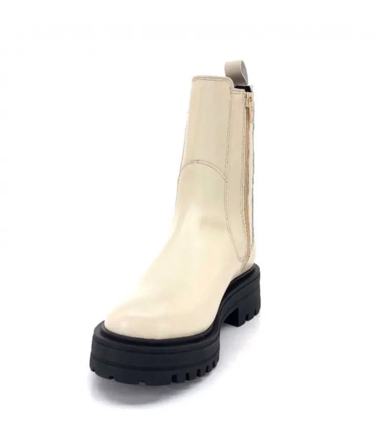 We Do 99465 B Cuir Beige Lin