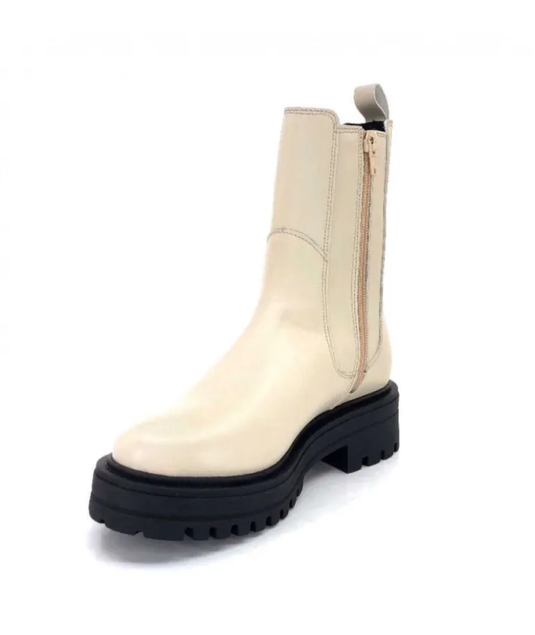 We Do 99465 B Cuir Beige Lin