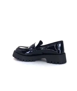 We Do 11244 Cg Cuir Noir & Vernis Blanc