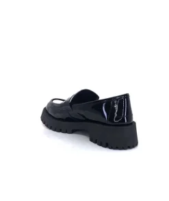 We Do 11244 Cg Cuir Noir & Vernis Blanc