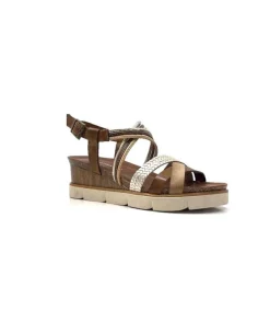 Xapatan 1536 Avellana Cuir Or Marron