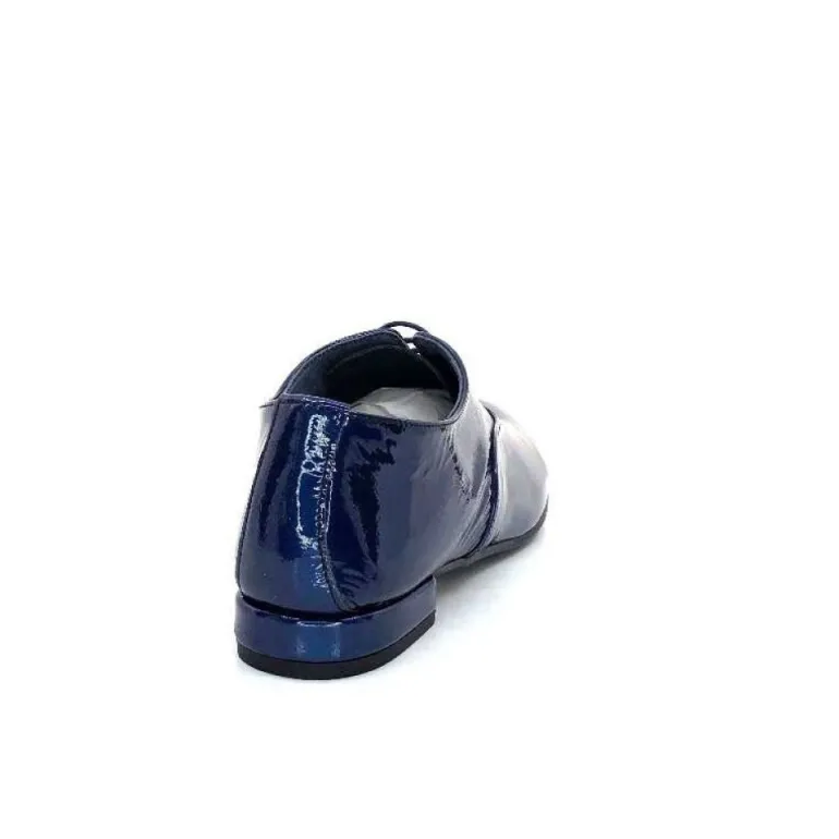 Xavier Danaud Cross Cuir Vernis Bleu