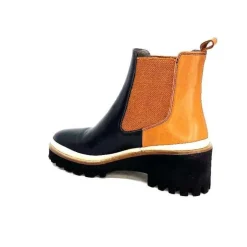 Xsa 9176 Calf Cuir Noir Camel