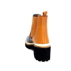 Xsa 9176 Calf Cuir Noir Camel