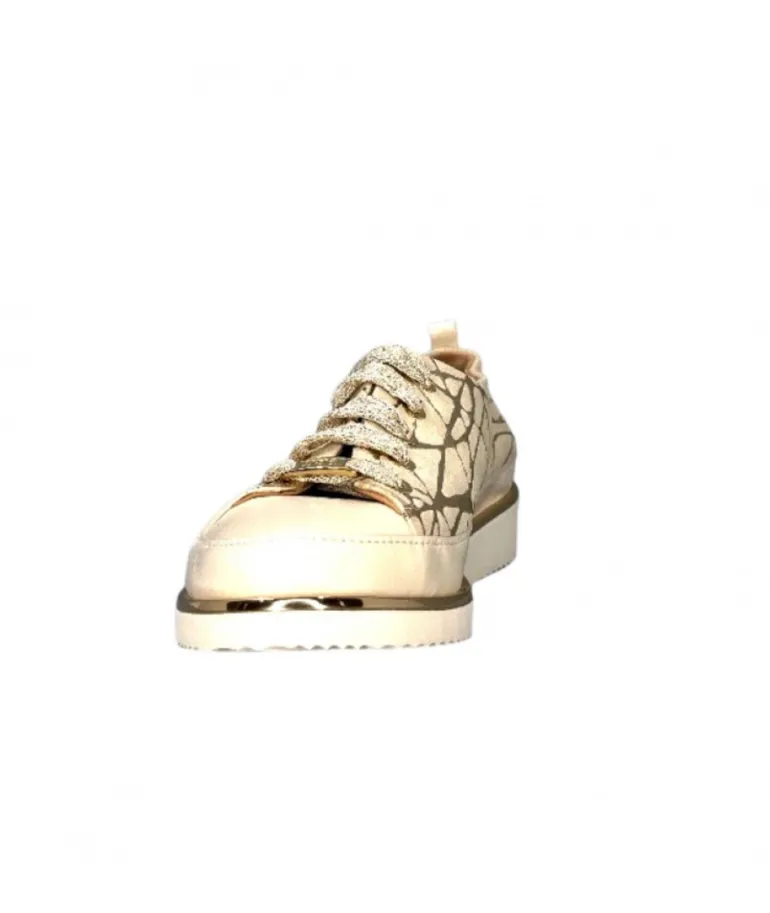 Xsa 8010 Daim Beige Cuir Or